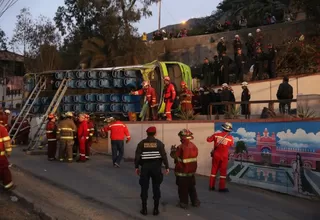 Cerro San Cristóbal: 3 heridos graves se encuentran en la Clínica Internacional