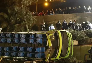 Cerro San Cristóbal: aumentó a 10 la cifra de muertos en accidente de bus