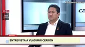 Cerrón: "No somos partidarios de que el Congreso se tenga que cerrar" - Noticias de agenda-politica