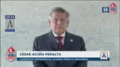 César Acuña: "En nuestro Gobierno haremos la reforma constitucional" - Noticias de Junt��monos para ayudar