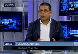 César Azabache opinó sobre el supuesto soborno de Odebrecht a Toledo