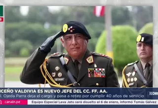 César Briceño es nuevo jefe del Comando Conjunto de las FF. AA.