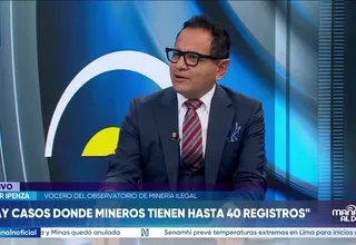 César Ipenza: “No se debe ampliar el REINFO porque perpetúa la impunidad de la minería ilegal”
