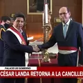 César Landa retorna a la Cancillería