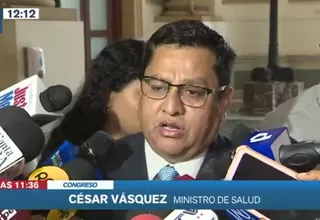 César Vásquez: Ley de Presupuesto incluye aumento para personal médico