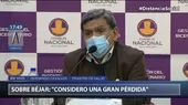 Hernando Cevallos sobre renuncia de Héctor Béjar: Lo considero una gran pérdida - Noticias de hector-bejar