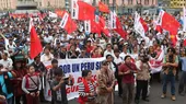CGTP y sindicatos realizan marcha en la Plaza Dos de Mayo - Noticias de cgtp