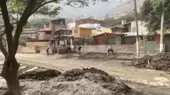 Chaclacayo: Vecinos tuvieron que contratar maquinaria pesada para liberar la vía obstruida - Noticias de pucallpa