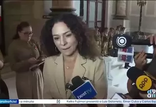 Cecilia Chacón cuestiona presencia de Roberto Sánchez en el Congreso durante instalación parlamentaria