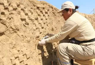 Trujillo: descubren corredor con murales de 700 años de antigüedad en Chan Chan