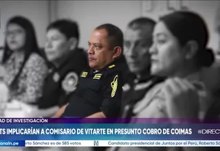 Chats implicarían a comisario de Vitarte en presunto cobro de coimas
