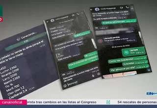 Chats revelan coima de S/15 mil entre policías de la Dirincri