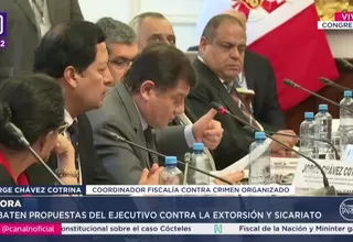 Chávez Cotrina advierte trabas en ley de extinción de dominio