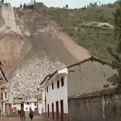 Chavín de Huántar: más de 100 viviendas afectadas por deslizamiento de cerro