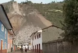 Chavín de Huántar: más de 100 viviendas afectadas por deslizamiento de cerro