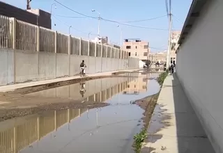 Chiclayo: aguas residuales inundan exteriores de hospital regional 