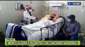 Chiclayo: Médico alegró a pacientes con canciones navideñas  - Noticias de chiclayo