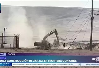 Chile intensifica obras en frontera con zanjas y muros