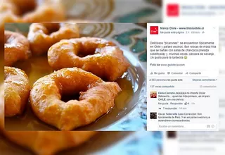 Chile presenta tradicionales picarones peruanos como suyos