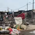 Chimbote: incendio destruyó varios puestos de mercado 