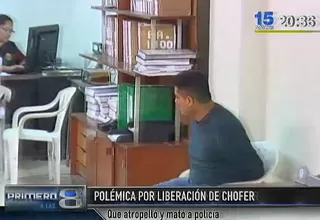 Chofer que atropelló y mató a policía fue denunciado solo por resistencia