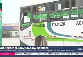 Choferes usan chalecos antibalas y blindan buses tras extorsión