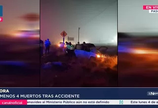 Choque entre bus y Tico deja cuatro muertos en Pasco