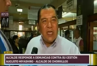 Chorrillos: Augusto Miyashiro afirma que hay un boicot en su contra