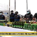 Chorrillos: Decomisaron 8 mil botellas de licor en playa Agua Dulce