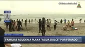 Chorrillos: Familias acuden a playa Agua Dulce por feriado - Noticias de playa-arica