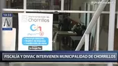 La Fiscalía y la Diviac intervinieron Municipalidad de Chorrillos por irregularidades - Noticias de Diviac