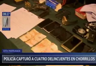 Chorrillos: GPS de celular robado facilitó la captura de asaltantes