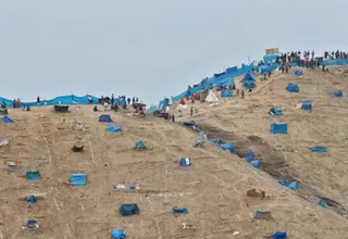 Chorrillos: invaden ladera del cerro La Chira