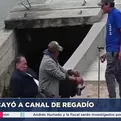 Chorrillos: Rescatan a hombre que cay&oacute; a un canal de regad&iacute;o