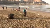 Chorrillos: Veraneantes dejaron basura en playa Agua Dulce  - Noticias de basura