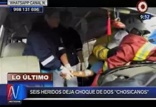 Chosica: 6 personas heridas dejó choque entre 'chosicanos'  