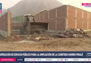 Chosica: Obras para ampliación de carretera Ramiro Prialé