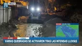 Chosica: Quebradas se activaron tras intensas lluvias - Noticias de chosica