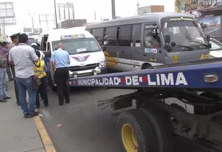 'Chosicanos': Municipalidad de Lima mandó al depósito a 30 cústers