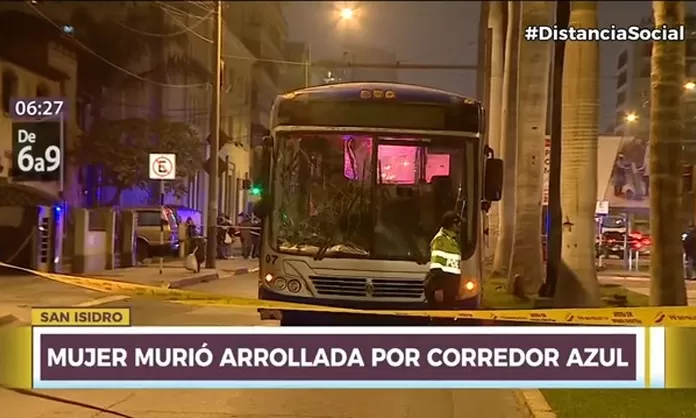 Ciclista murió atropellada por un bus del Corredor Azul | Canal N