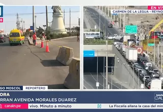 Cierran avenida Morales Duárez por obras para aeropuerto