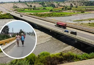 Cierran puente Pativilca en Barranca por fuerte caudal del río