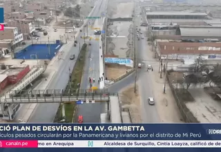 Tramo cerrado por forado en Néstor Gambetta estará inhabilitado hasta febrero de 2026