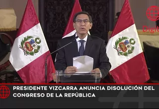 Disolución del Congreso: Cronología minuto a minuto a un año de la histórica decisión de Vizcarra