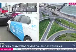 Cierre de Costa Verde por Juegos Bolivarianos causa congestión