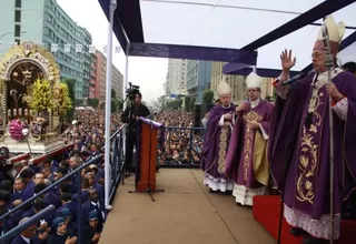 Señor de los Milagros: Cipriani dedicó misa a enfermos de hospitales