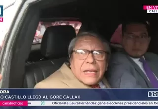 Ciro Castillo llegó al Gobierno Regional para retomar funciones