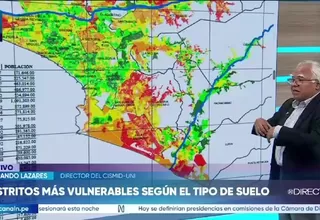 CISMID advierte distritos de Lima con mayor vulnerabilidad ante un terremoto