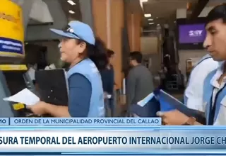 Clausuran aeropuerto Jorge Chávez pero vuelos continúan su programación con normalidad