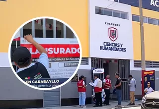 Clausuran colegio en Carabayllo por funcionar sin autorización